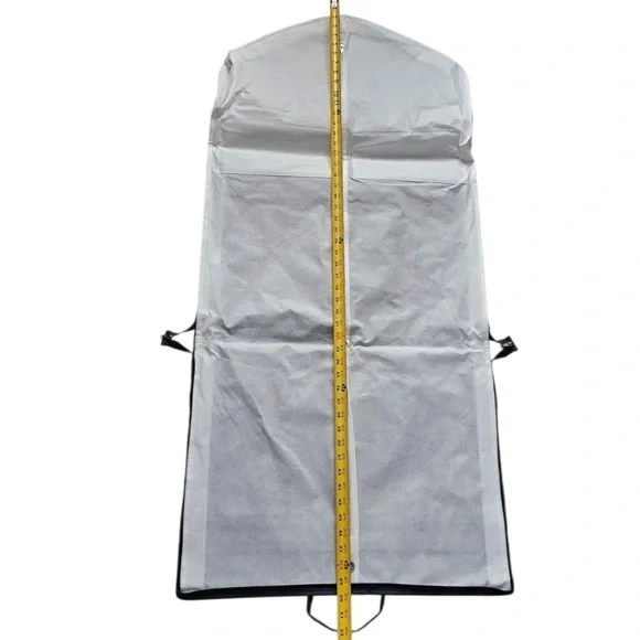 Proper Cloth Navy Blue Travel Garment Bag with Zipper Closure and Handles